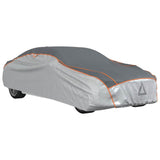 Car Cover for Sedan Hail Protection Full XL Grey and Silver 4008946