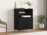 Highboard Black 60 x 36 x 110 cm Engineered wood 879618