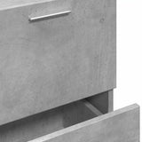 Sink Cabinet Concrete Grey 40x37x59 cm Engineered Wood 848104