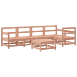 6 Piece Garden Lounge Set Solid Wood Douglas 3186471