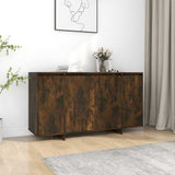 Sideboard Smoked Oak 135x41x75 cm Engineered Wood 813056