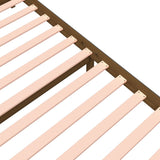 Bed Frame without Mattress Honey Brown Solid Wood 200x200 cm 814972