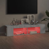 TV Cabinet with LED Lights Grey Sonoma 135x39x30 cm 815694