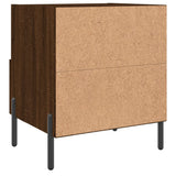 Bedside Cabinets 2 pcs Brown Oak 40x35x47.5 cm Engineered Wood 827467