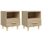 Bedside Cabinets 2 pcs Sonoma Oak 40x35x47 cm 812013