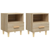 Bedside Cabinets 2 pcs Sonoma Oak 40x35x47 cm 812013