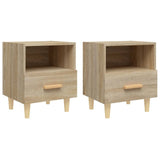 Bedside Cabinets 2 pcs Sonoma Oak 40x35x47 cm 812013