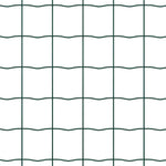 Fence with Posts Green 1.4 x 10 m Steel 3336001