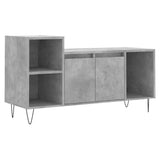 TV Cabinet Concrete Grey 100x35x55 cm Engineered Wood 831320