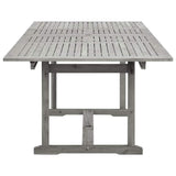 Garden Dining Table x100x75 cm Solid Acacia Wood 316573