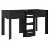 Bunk Bed for Kids Black Oak 75 x 190 cm Engineered wood 3410468