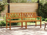 Outdoor Bench Natural 150 x 55.5 x 90 cm Solid Acacia Wood 42028083
