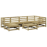 7 Piece Garden Sofa Set Impregnated Wood Pine 3299533