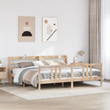 Bed Frame with Headboard without Mattress 180x200 cm Super King 3306716