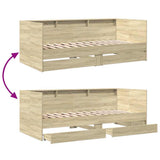 Daybed Sonoma Oak Engineered Wood 90 x 190 cm Daybed 3280855
