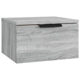 ZNTS Wall-mounted Bedside Cabinets 2 pcs Grey Sonoma 34x30x20 cm 817090