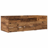 Bed Frame with Storage Old Wood 80 x 200 cm Engineered Wood 3429632