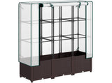 Raised Garden Bed with Trellis, Plastic Planter Box with PE Cover, Drainage Holes, Drain Plugs and T3398P317592