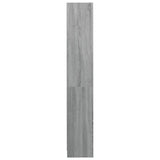 4-Tier Book Cabinet Grey Sonoma 80x24x142 cm Engineered Wood 815391