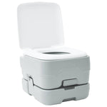 Portable Camping Toilet Grey and white 41.5 x 36.5 x 30 cm 42001438