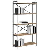 Bookshelf Artisan Oak 80 x 30 x 155 cm Engineered Wood 868418