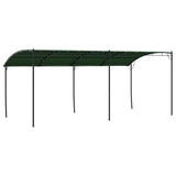 Gazebo 6 x 3 x 2.55 m Green Powder-Coated Steel and Fabric 42030541
