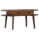 Coffee Table 100x50x46 cm Solid Acacia Wood 282873