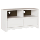 TV Cabinet Drammen White 99 x 43 x 55 cm Solid Pine wood 42003043