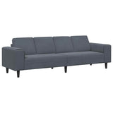 Living Room Couch Dark Grey 250 x 77 x 76 cm 3335092