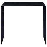 Coffee Table Black 50x50x45 cm Tempered Glass 284723