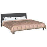 Full Year Duvet Gold 240 x 260 cm Satin and Microfiber 42025811