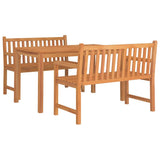 Garden Dining Set Teak Fine sanded teak hardwood Medium Durable 3157150