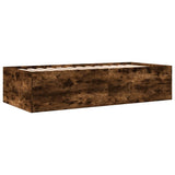 Daybed with Drawers without Mattress Smoked Oak 90x190 cm Single 3280885