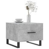 Coffee Tables 2 pcs Concrete Grey 50x50x40 cm Engineered Wood 829453