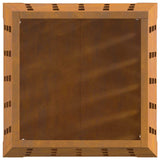 Fire Pit Brown 50 x 50 x 70 cm Weathering Steel 858959