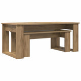 Coffee Table Set 2 pcs Artisan Oak Engineered Wood 8000139