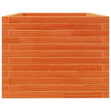 Garden Planter Wax Brown 90x60x49.5 cm Solid Wood Pine 847385