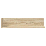 Wall Shelves 2 pcs Sonoma Oak 75x16.5x16.5 cm Engineered Wood 860033