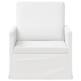 Armchair White 70 x 81 x 82 cm Fabric 42041017