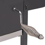 BBQ Charcoal Smoker with Bottom Shelf Black 43048
