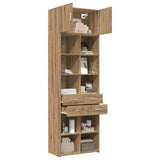 Storage Cabinet with Shelves Artisan Oak 70 x 42.5 x 225 cm 3446671
