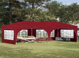 Pop-up Party Tent 575 x 288 x 245 cm Burgundy Oxford Fabric 42019895
