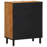 Sideboard with Shelf Brown 60 x 33 x 75 cm Solid Mango Wood 4017782