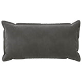 Cushion Cover 12 pcs HOUTEN Dark Grey 40 x 80 cm Velvet 918084