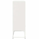 Highboard White 68x39x111.5 cm Steel 846613