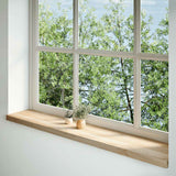 Window Sills 2 pcs Untreated 140x25x2 cm Solid Wood Oak 4009107