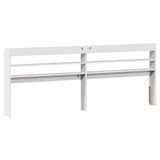 Bed Frame without Mattress White 180x200 cm Super King Solid Wood Pine 3307114