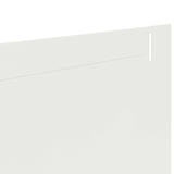 Lawn Edging 30 pcs 102 x 10 x 4 cm Steel White 8008747