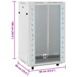 18U Network Cabinet with Swivel Feet 19" IP20 60x60x100 cm 30267