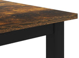 Coffee Table Smoke Oak 80 x 80 x 45 cm Engineered Wood 892580